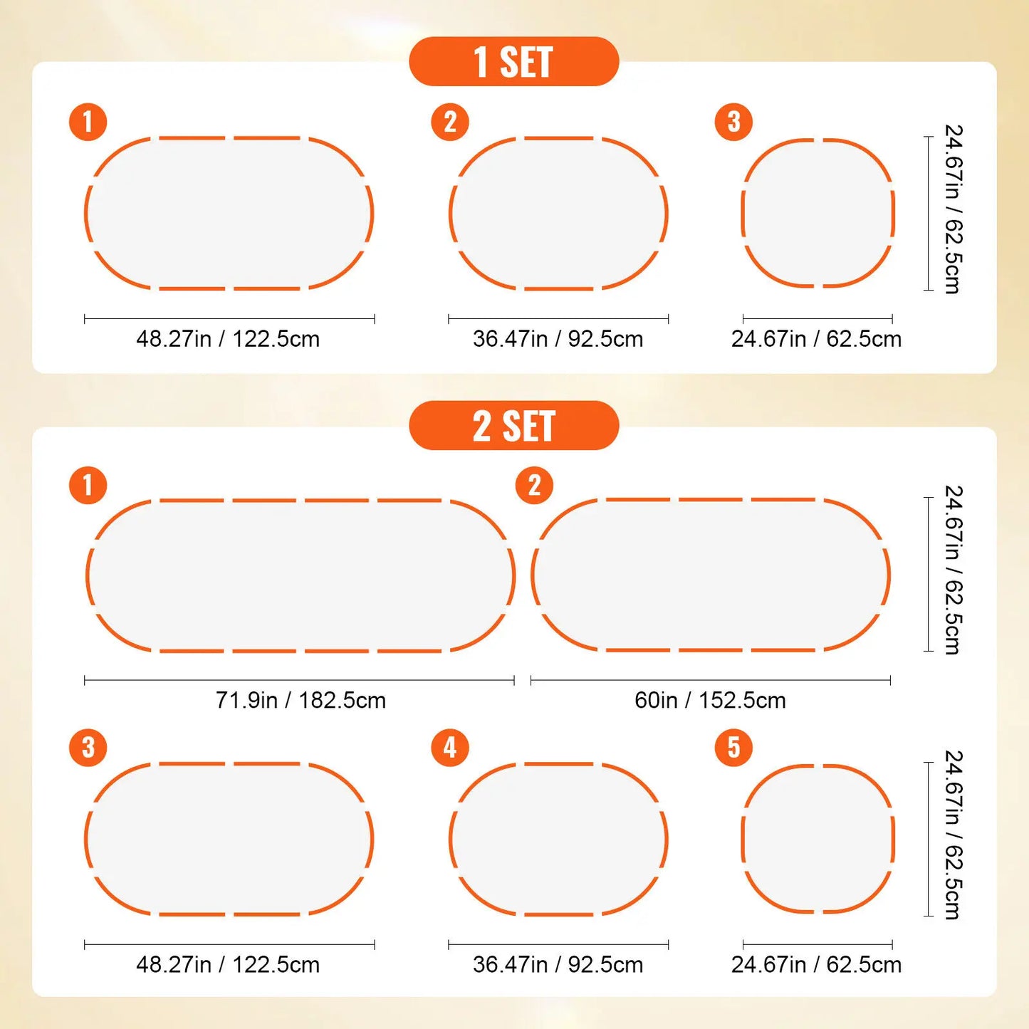 48.2x24.6x11" Galvanized Raised Garden Bed Kit, Planter Raised Boxes Outdoor, Oval Large Metal Raised Garden Beds for Vegetables