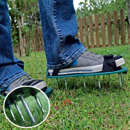 Lawn Aerator Shoes Grass Spiked Gardening Walking Revitalizing Lawn Aerator Sandals