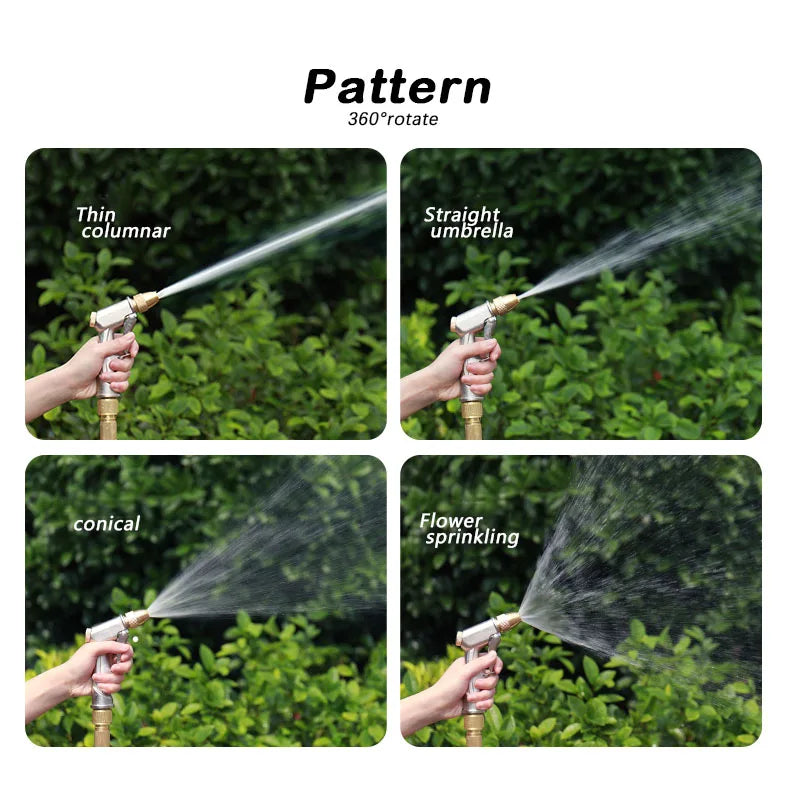 Expandable High Pressure Garden Water Hose 2.5-30 Meters Magic Flexible Wash Car Outdoor Watering Pipes Gun Farm Irrigation Tool