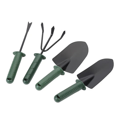 Garden tool set 4-piece gardening shovel gardening rake Indoor gardening loosen soil